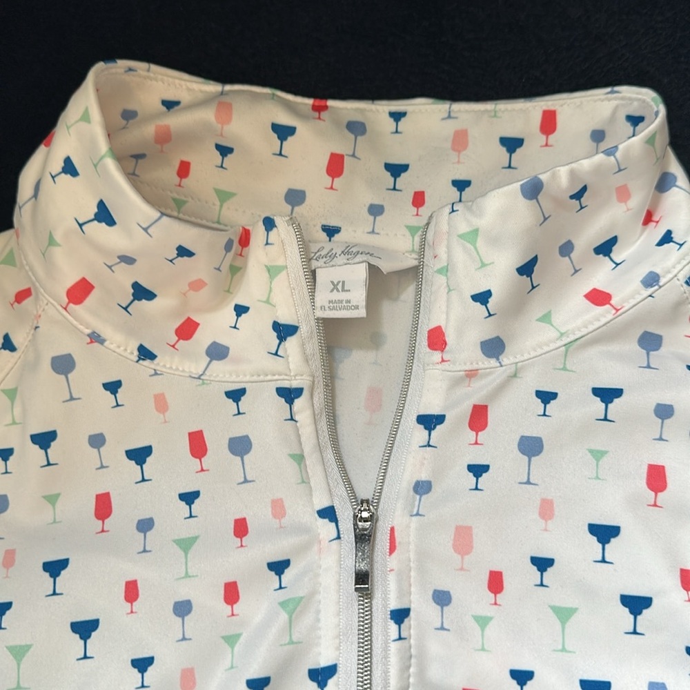 NWOT Fun Drinks 🍷🍸Lady Hagen Shirt XL - Picture 2 of 6